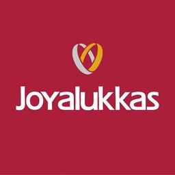 Joyalukkas luxury jewellery brand logo - Krupa Elevators hydraulic passenger lift on CG Road, Ahmedabad, Gujarat