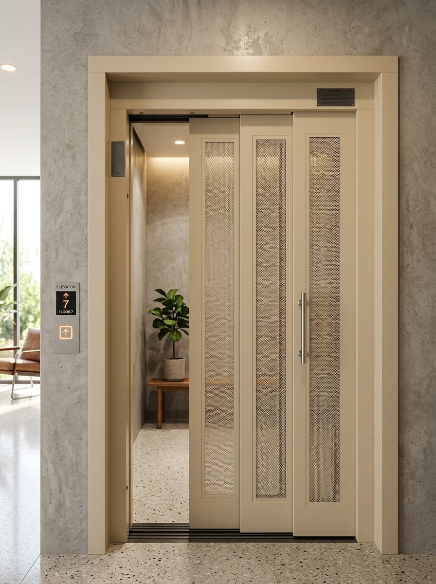 Manual Telescopic Door (Perforated)