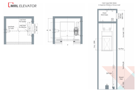 MRL (Machine Room Less) Elevator - main